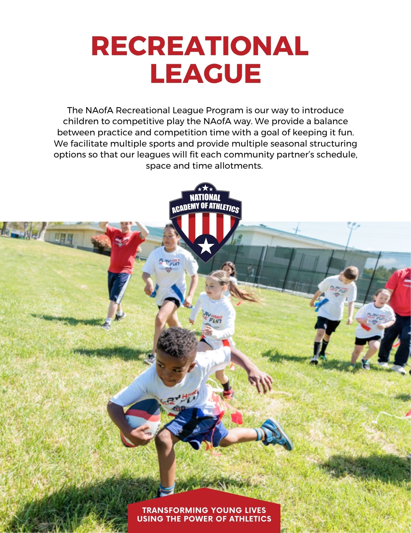 Recreation League Sales Flyers (Stack of 50)