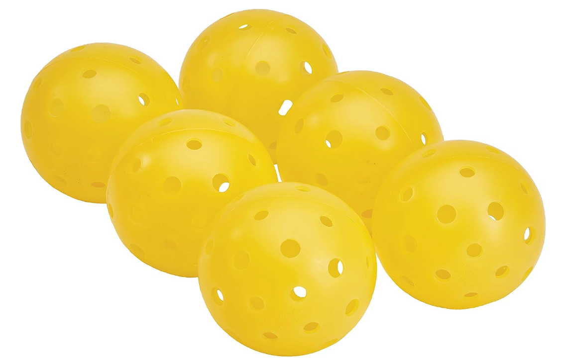 Pickleballs Pack of 6