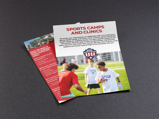 Sports Camps and Clinics Sales Sheet